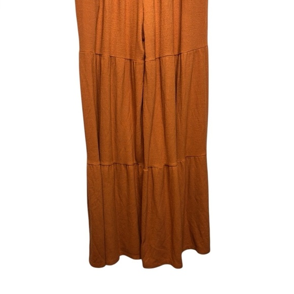 Anthropologie Marina BOHO Festival Wide-Leg Jumpsuit in Orange Rust Size Small - Picture 9 of 16
